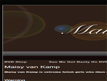 Tablet Screenshot of maisyvankamp.com